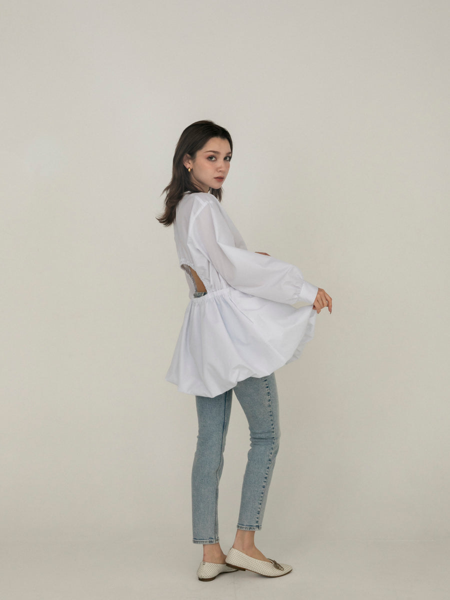 balloon blouse dress