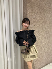 【4/16 OPEN】Bell sleeve off shoulder blouse