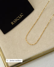 RC amulet plain chain necklace