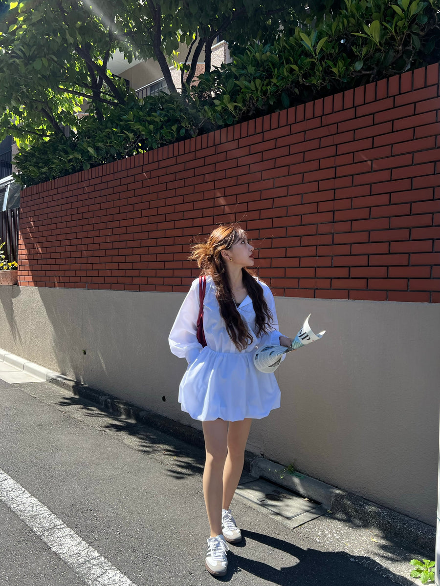 balloon blouse dress