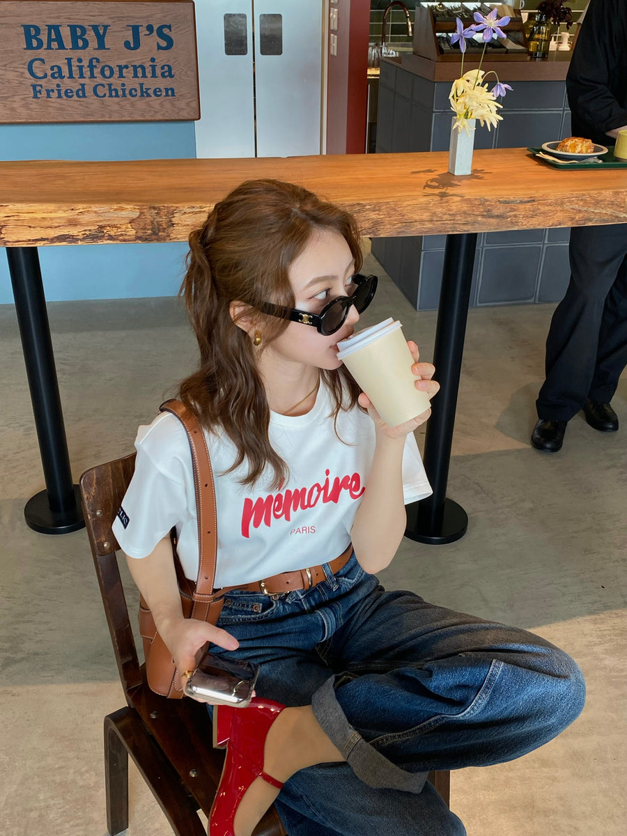 mémoire logo mini tee