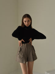 pocket tucked shorts