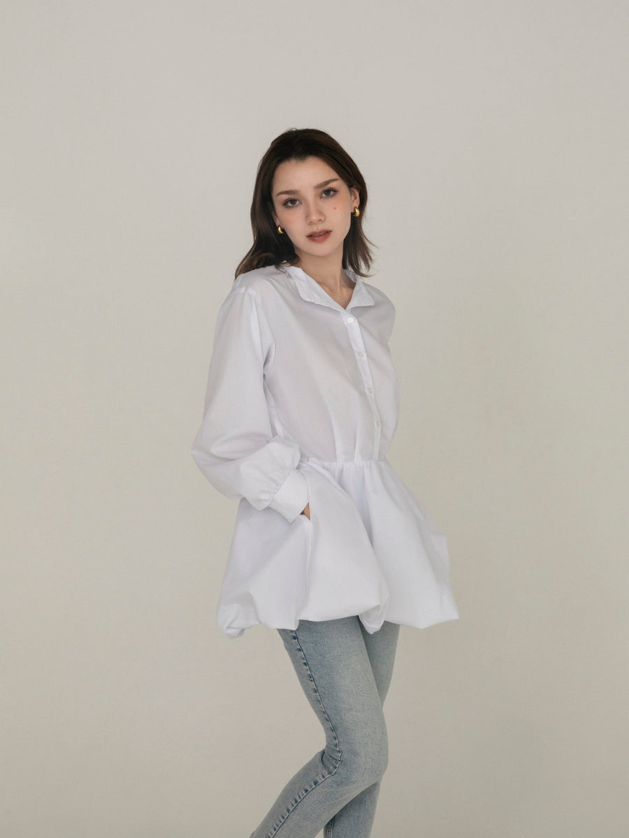 balloon blouse dress