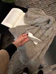 cable knit scarf