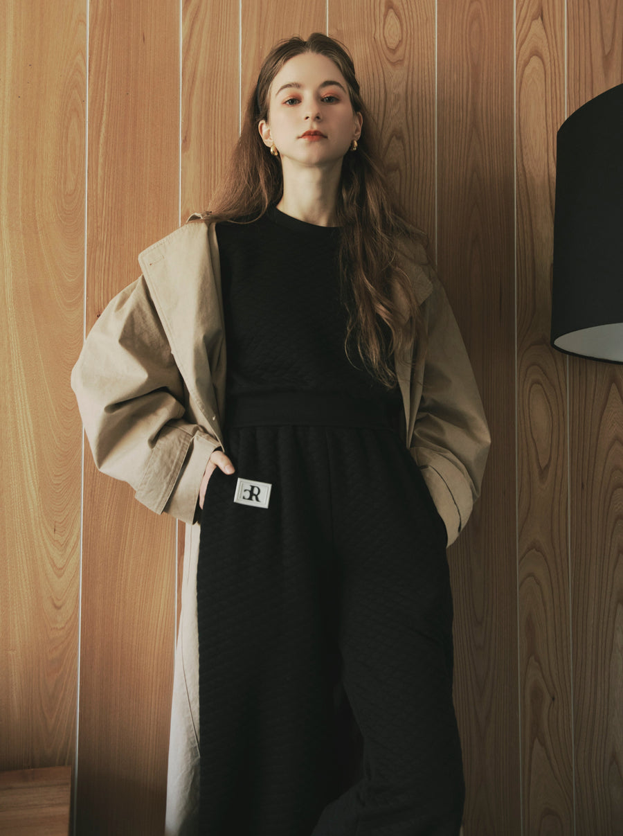 quilting sweat pants