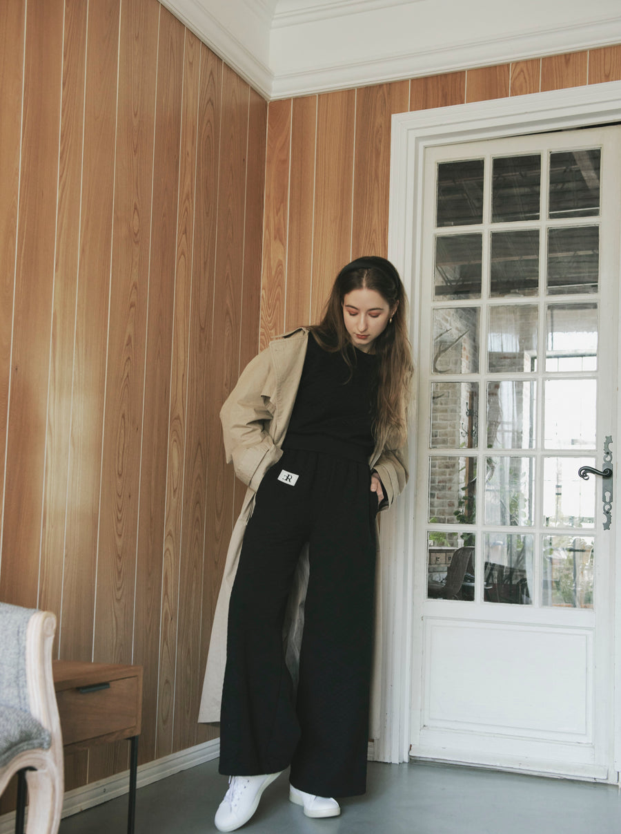 quilting sweat pants