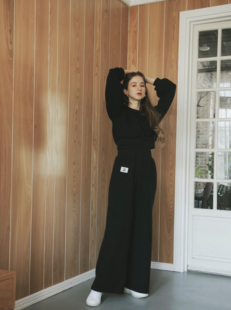 quilting sweat pants