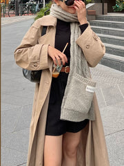 cable knit scarf