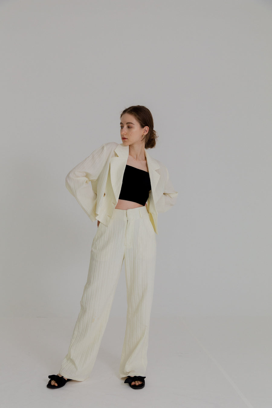 bumpy straight pants