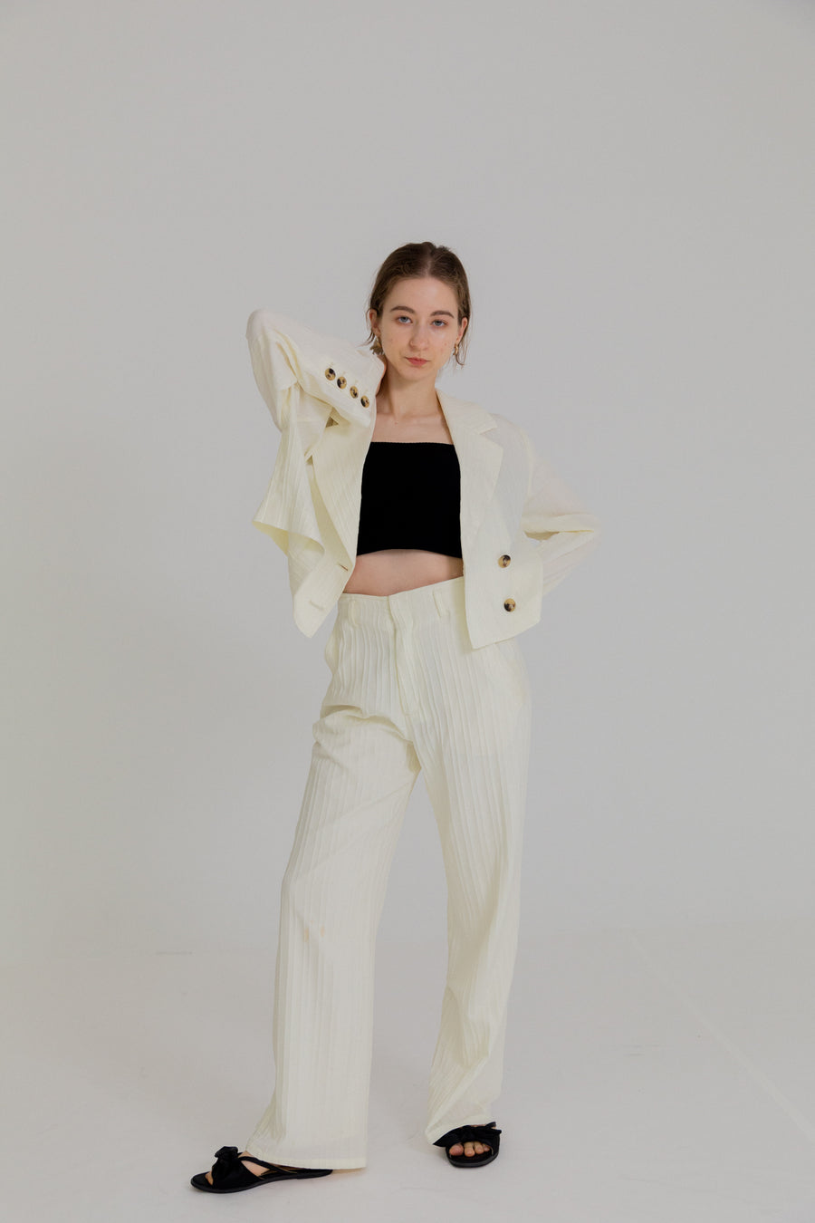 bumpy straight pants