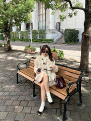 【予約販売】Poodle cocoon coat