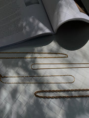 RC amulet plain chain necklace