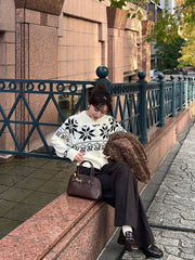 【navy残りわずか】RC nordic knit cardigan