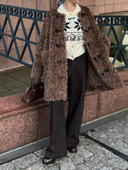 【navy残りわずか】RC nordic knit cardigan