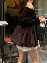 2way peplum balloon tops