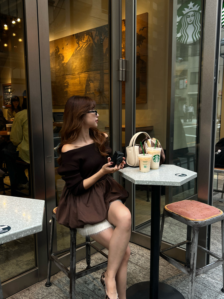 2way peplum balloon tops