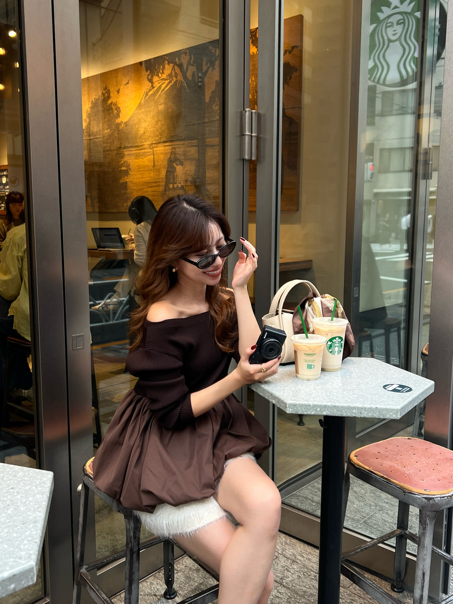 2way peplum balloon tops