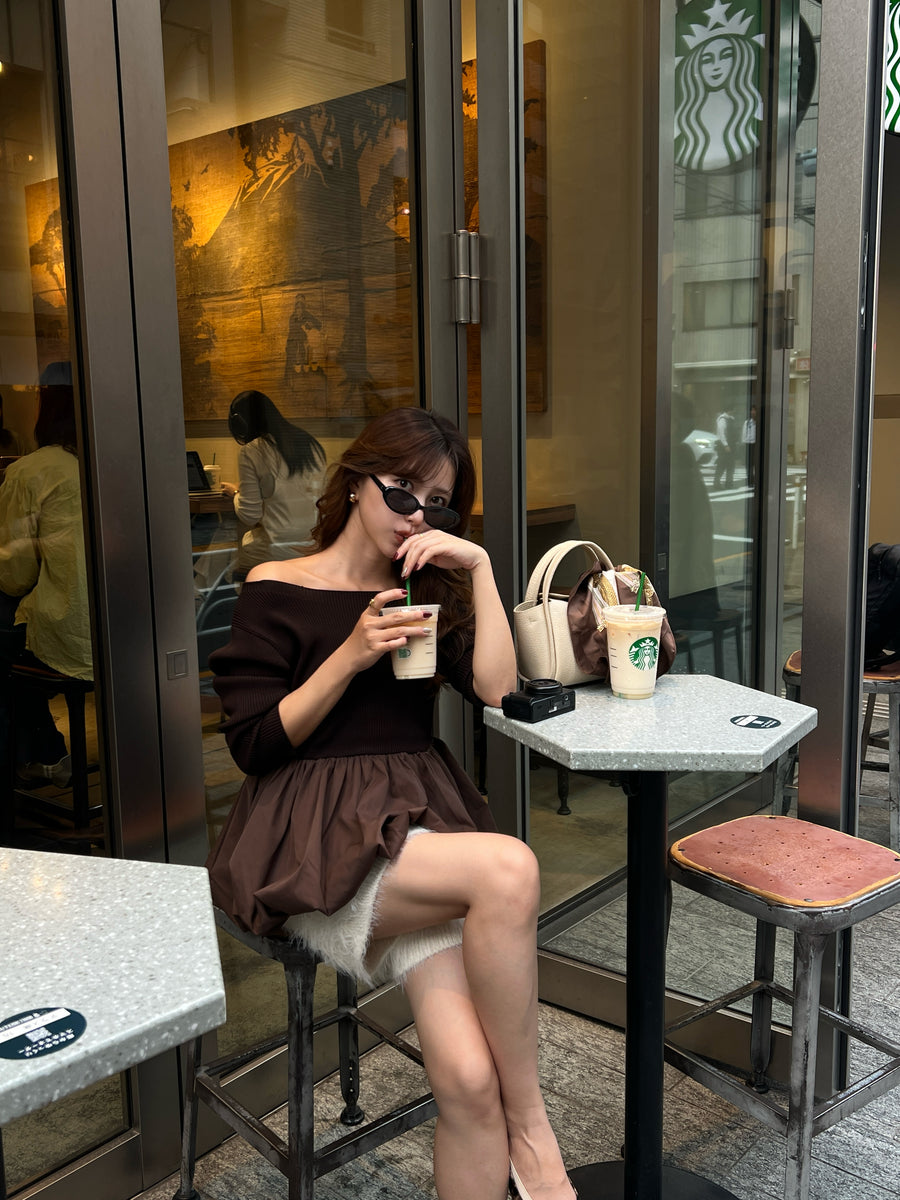 2way peplum balloon tops