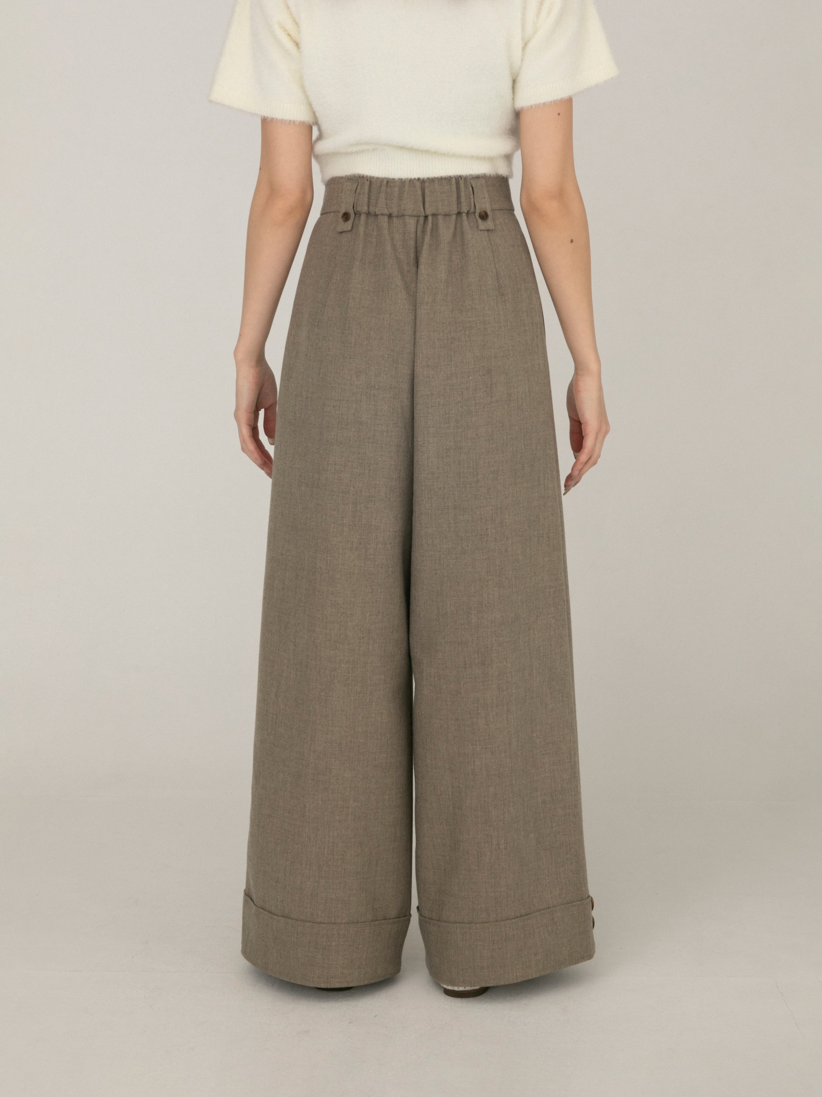 wide tuck pants – RANCLIC