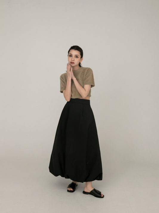 【RESTOCK】taffeta balloon skirt