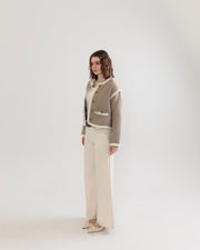 fringe  summer tweed jacket