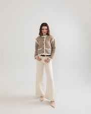 fringe  summer tweed jacket