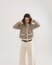 fringe  summer tweed jacket
