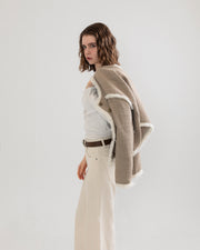 fringe  summer tweed jacket