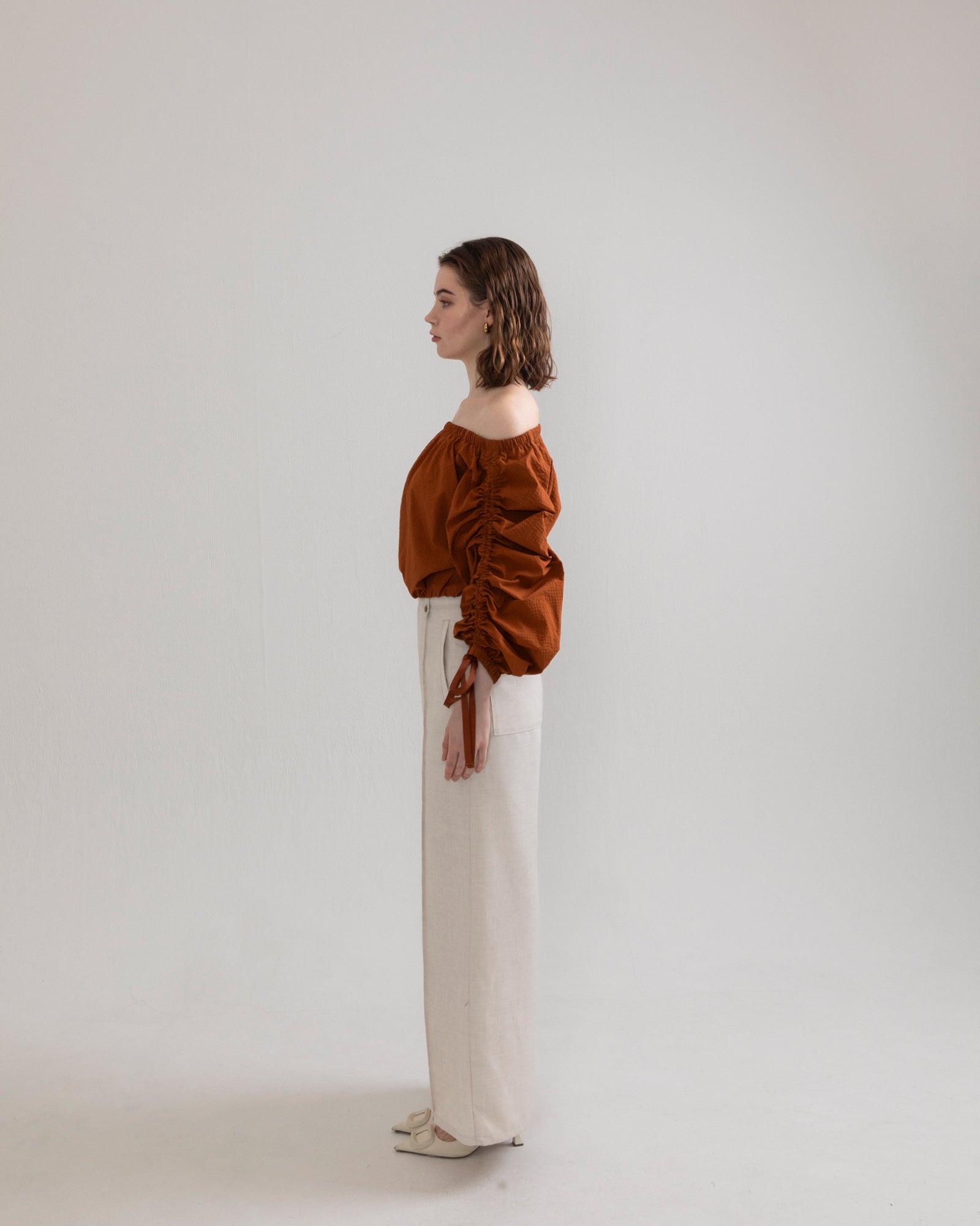 drawstring 3way blouse – RANCLIC