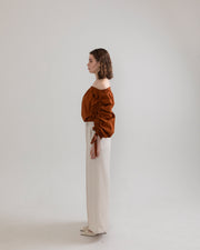 drawstring 3way blouse