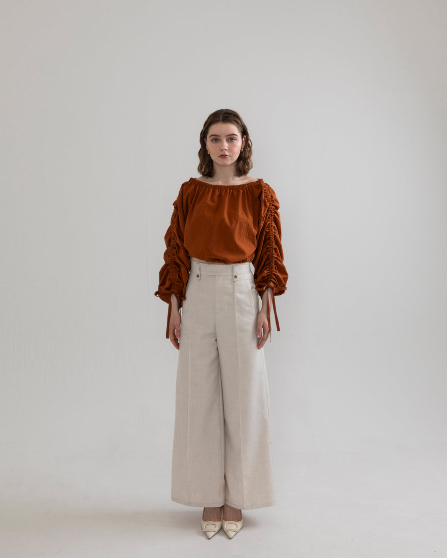 drawstring 3way blouse