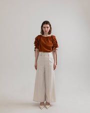 drawstring 3way blouse
