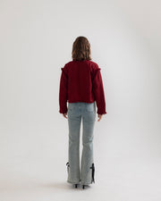 fringe  summer tweed jacket