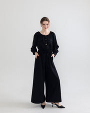 zip up jump suit