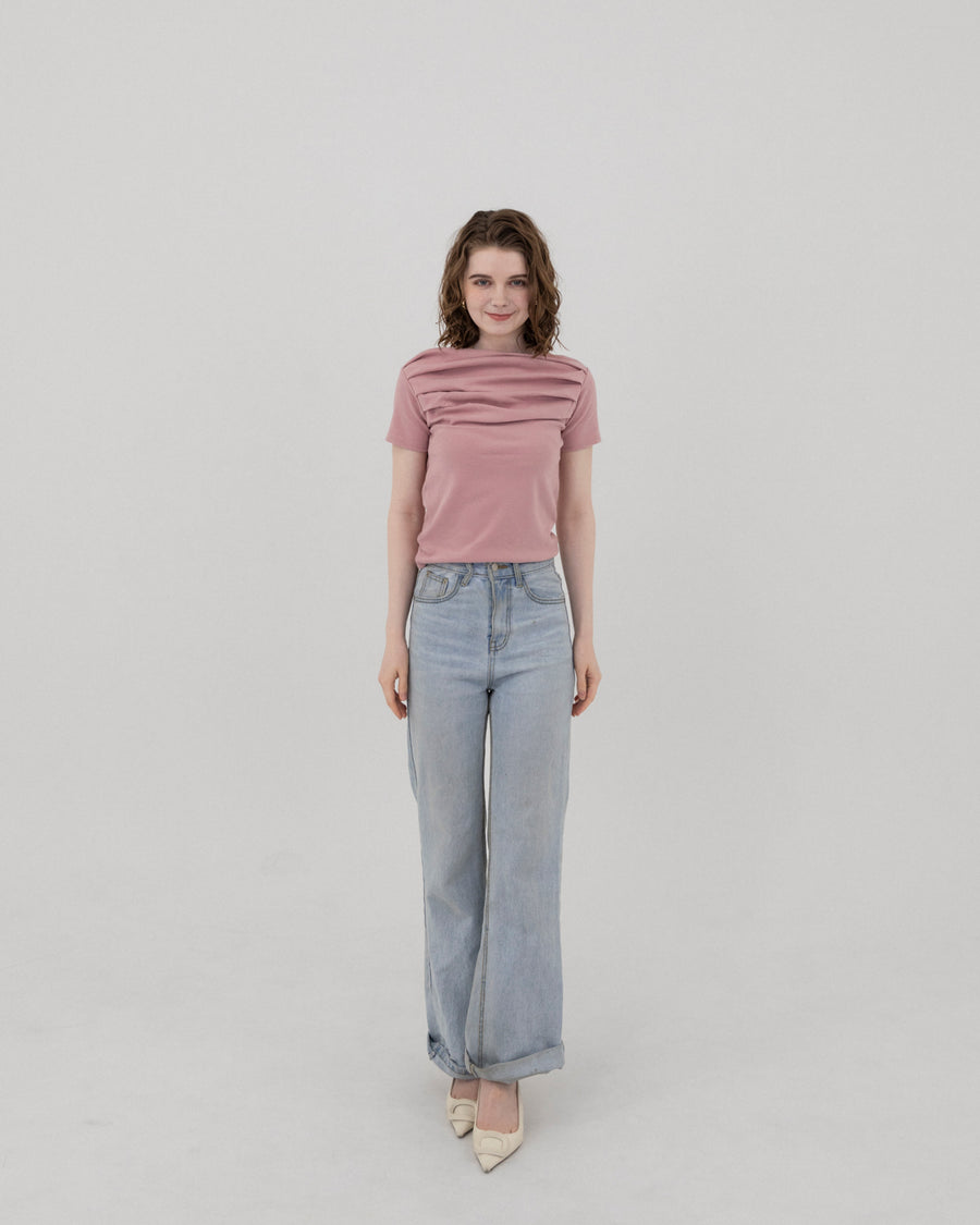 Smooth tuck off Shoulder top