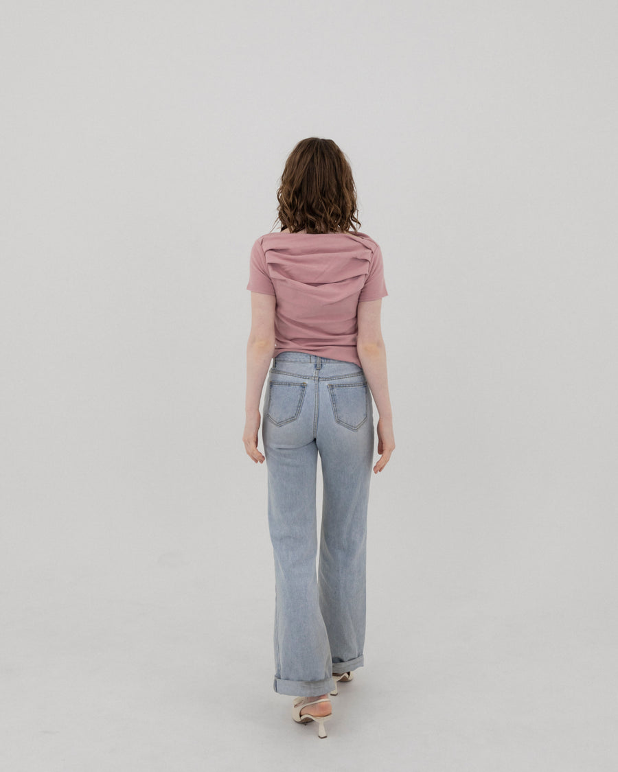 Smooth tuck off Shoulder top