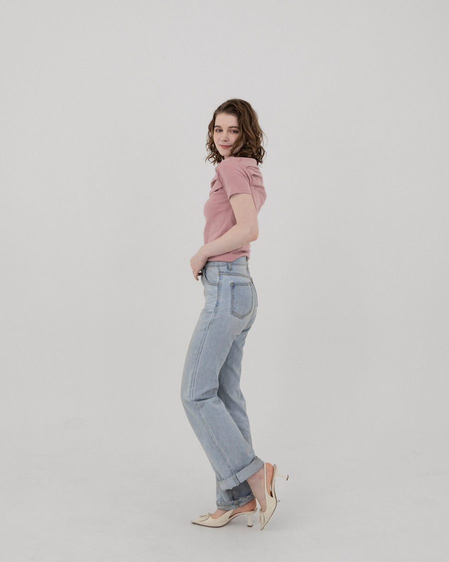 Smooth tuck off Shoulder top