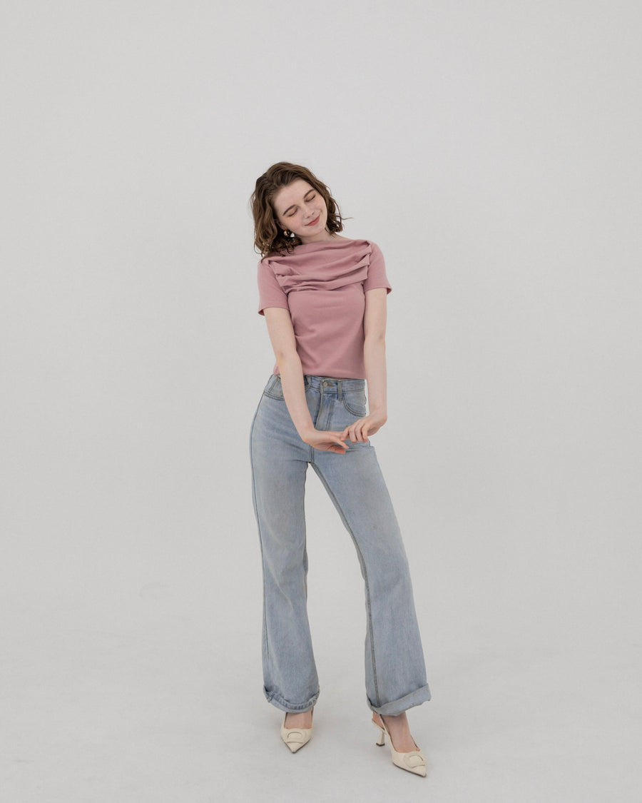 Smooth tuck off Shoulder top