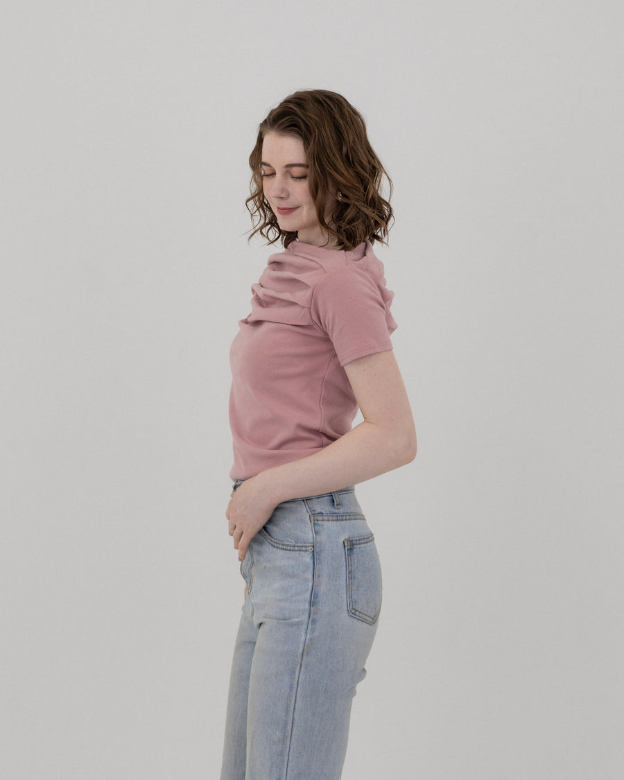 Smooth tuck off Shoulder top