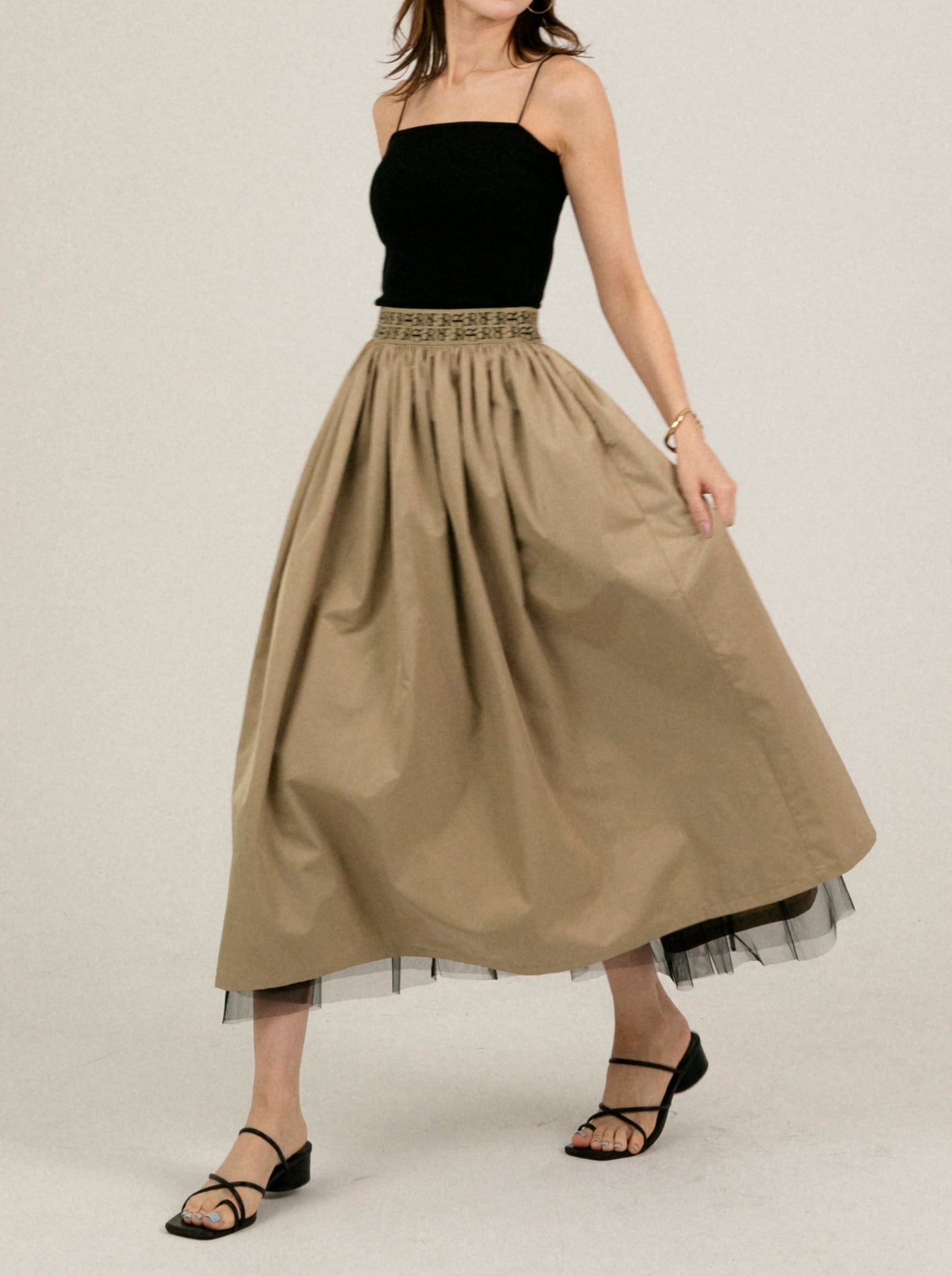 RC waist design 2way Skirt