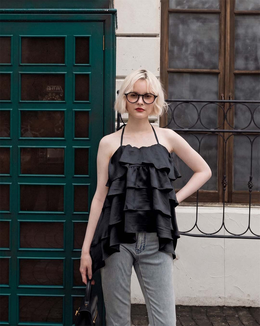 Three-Tiered Ruffle Top