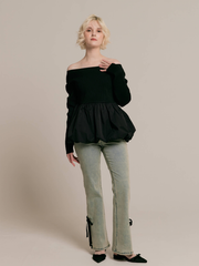 2way peplum balloon tops
