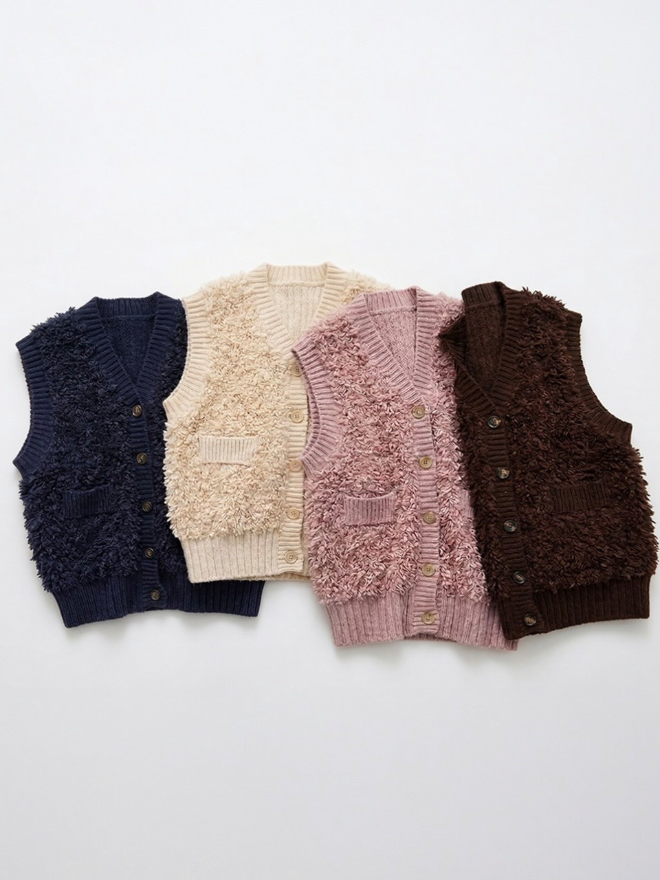 【3/26 OPEN】Poodle loopyarn gilet