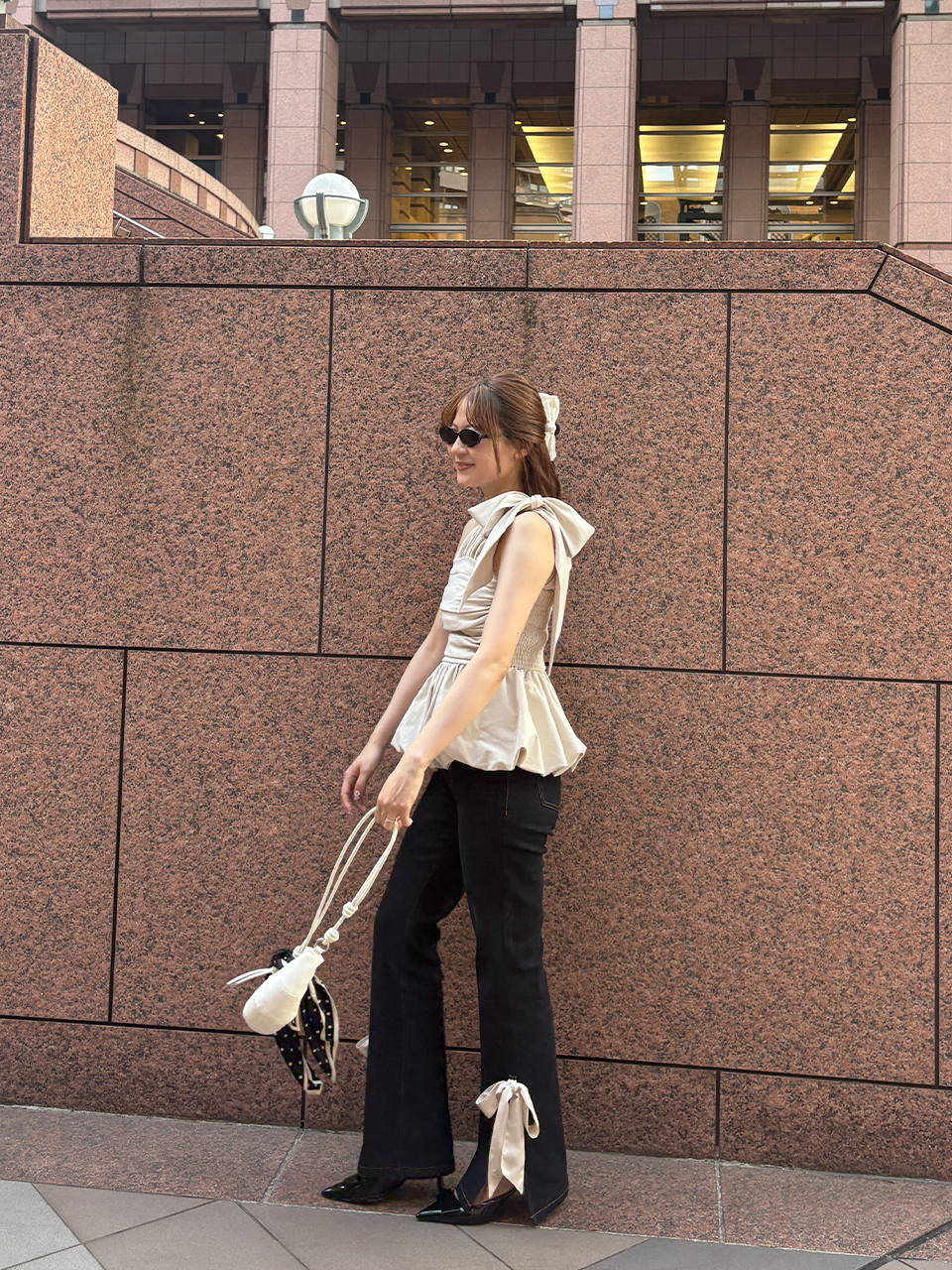 Best Seller】Ashimore ribbon denim pants – RANCLIC Best Seller】Ashimore ribbon denim pants – RANCLIC