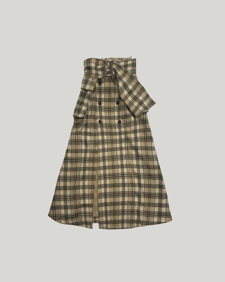 Slit trench skirt
