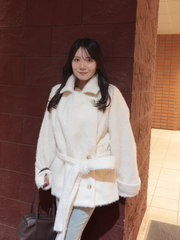 【10/22 OPEN】Shaggy belted box coat
