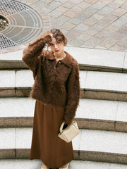 【11/27 OPEN】Fuzzy knit cardigan