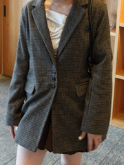 【9/24 OPEN】Checked tailored jacket