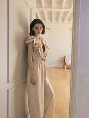 【7/23 OPEN】Vneck frill all in one（チューブトップ付き）