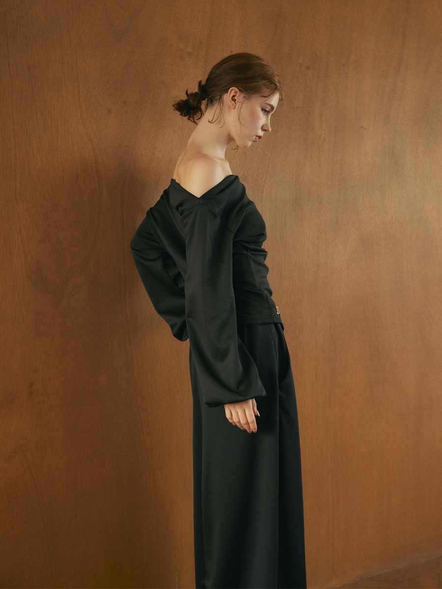 【残り3点】【9/24 OPEN】Drape offshoulder set up